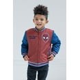 thumbnail image 2 of Marvel Spider-Man Little Boys Varsity Bomber Jacket Red 6, 2 of 5