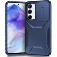 thumbnail image 1 of Rugged Case for Samsung Galaxy A55 5G with Slide Camera Cover & Drop Protection Blue, 1 of 6