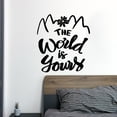 thumbnail image 2 of Handmadetneonsign The World Is Yours Words Metal Wall Art Light, Quote Metal Sign Wall Decor, Quote Metal Decor, 2 of 5