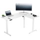 thumbnail image 1 of Escritorio de pie VIVO DESK-E3CTW-47 eléctrico en forma de L blanco, 1 of 9