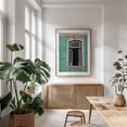 thumbnail image 5 of Lisbon Window - Lisbon Portugal Photography Architecture Pattern Floral Vintage Mediterranean Oak Framed Wall Art Print 5 x 7 inches, 5 of 15