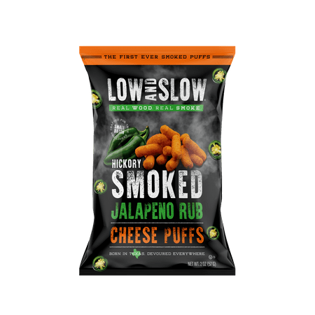 Low and Slow Hickory Smoked 2 oz. Jalapeno Cheese Puff