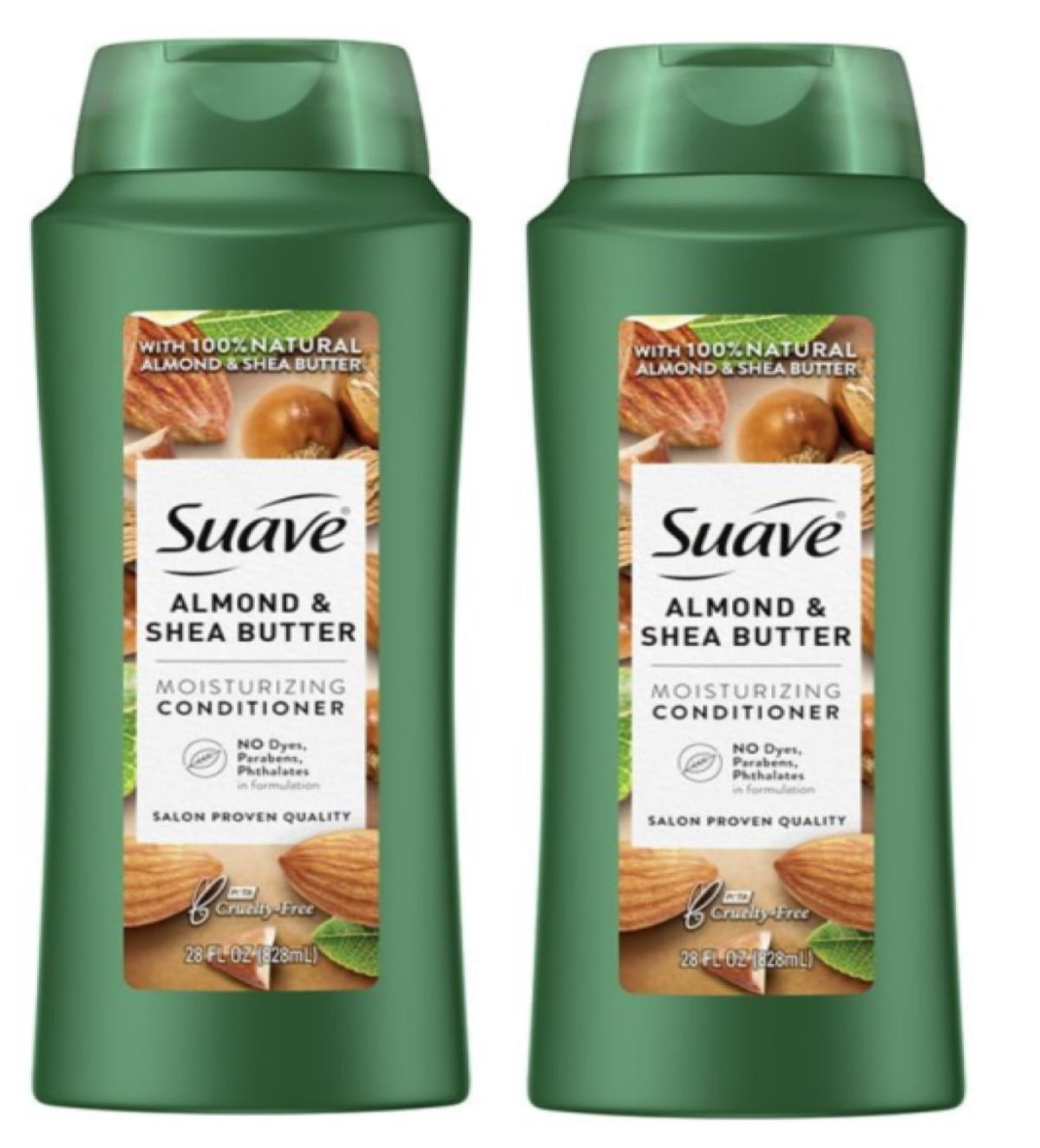 Suave Professionals Conditioner, Almond+Shea Butter, 28 oz pack of 2