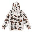 thumbnail image 5 of Pzuqiu Dog Print Hooded Sweatshirts for Boys Size 4-5 Warm Wind Proof Children's Long Sleeve Sweatshirt Versatile Stretchy Fall Winter Clothes Fashion for Everyday Wear, 5 of 7