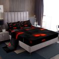 thumbnail image 1 of Erosebridal Geometric Buffalo Full Sheet Sets,Plaid Checkered Bedding Full Size,Gradient Bedroom Decor,Reversible,Lightweight,4-Piece, 1 of 7