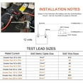 thumbnail image 5 of Erayco 300 Amp Circuit Breaker with Manual Reset Waterproof Inline Fuse Inverter for Marine Trolling Motors Boat ATV Manual Power 12V-42VDC (300A), 5 of 7