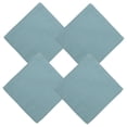 thumbnail image 4 of ELAYARD Sky-Blue Water Absorbent Canvas Coasters for Coffee Table 4Pcs, 4 of 8