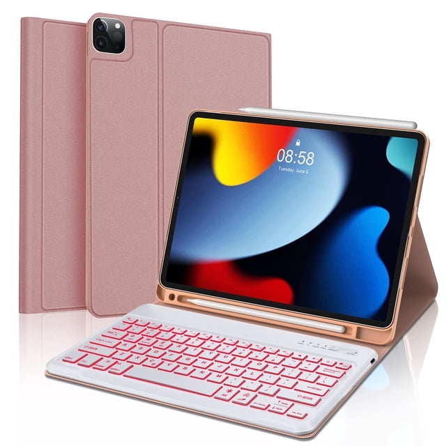 Funda con teclado SENGBIRCH para iPad Air 13 y iPad Pro de 12,9 pulgadas