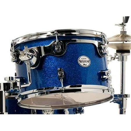 PDP PDCM5514SSBL Blue Sparkle - Chrome Hardware Kit Drums, 5.5 x 14