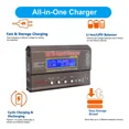 thumbnail image 4 of PEACNNG B6 V3 Smart Battery Balance Charger 80W Digital Discharger  RC LiPo NIMH LiHV, 4 of 8