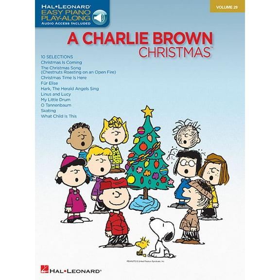 Easy Piano CD Play-Along (Hal Leonard) Charlie Brown Christmas: Easy Piano Play-Along Volume 29, Book 29, (Paperback)