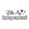 thumbnail image 2 of VWAQ Little Miss Independent Nursery Wall Decals Girls Room Decor Wall Art Stickers (13"H x 30"W Black), 2 of 2