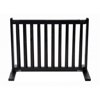 20" Kensington - Small Free Standing Wood Pet Gate - Black