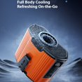 thumbnail image 6 of PatungKu 24000mAh Waist Fan Rechargeable Detachable Cooling Fan 10 Speed Portable Waist Belt Clip Fan for Outdoor Camping, 6 of 8