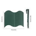 thumbnail image 3 of Eolstice Plastic Garden Border Edging Kit, 10-Piece Lawn Flower Bed Fencing, Decorative Landscape Border for Yards Pathways Planters, 3 of 6
