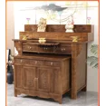 thumbnail image 4 of YH Mesa de suministro de gabinete budista para el hogar, alta madera maciza, mesa budista de nicho budista, tres capas, moderna y sencilla, 4 of 4