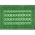 thumbnail image 1 of Ahgly Company Indoor Rectangle Persian Emerald Green Traditional Area Rugs, 3' x 5', 1 of 4