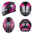 thumbnail image 4 of AHR RUN-M3 Modular Flip Up Helmet Full Face Dual Visor DOT Motorcycle Bike S, 4 of 9