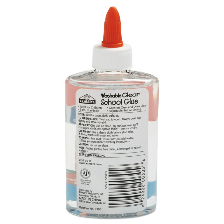 Elmer's Liquid School Glue Premium Clear Washable 1 Gallon