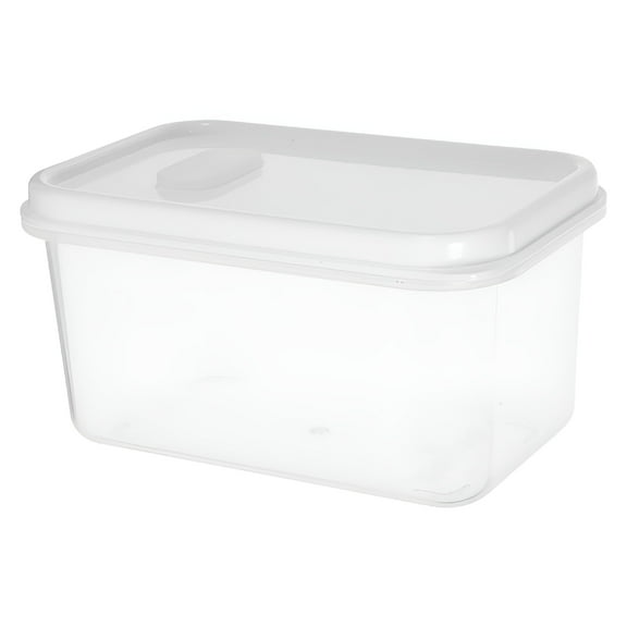 ACDANC Clear Plastic Bread Box with Lid - Rectangular Loaf Storage Container