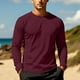 thumbnail image 5 of pstuiky camisas de manga larga para hombre, Protector solar de color sólido para hombre, transpirable, de manga larga. Tops casuales para hombres m, 5 of 9