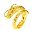 thumbnail image 1 of Visland Vintage Open Engraving Men Dragon Shape Domineering Ring Jewelry Accessory for Daily Life, 1 of 8