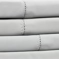 thumbnail image 5 of Melange Home Luxury Hotel Collection 600 Thread Count Cotton Hemstitch Sheet Set White Full, 5 of 5