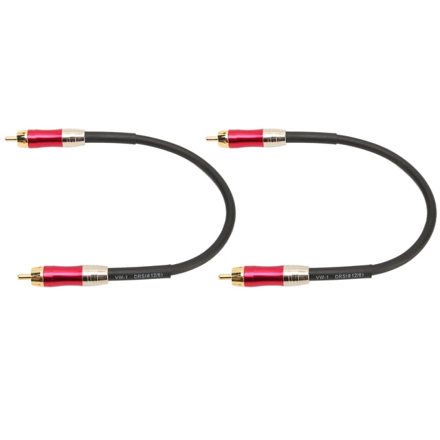 To Sound Cable, Cable Easy To Identify Male To Male Gold Plated Connector For TV For For Home Stereo Sound System 0./1.0ft Red