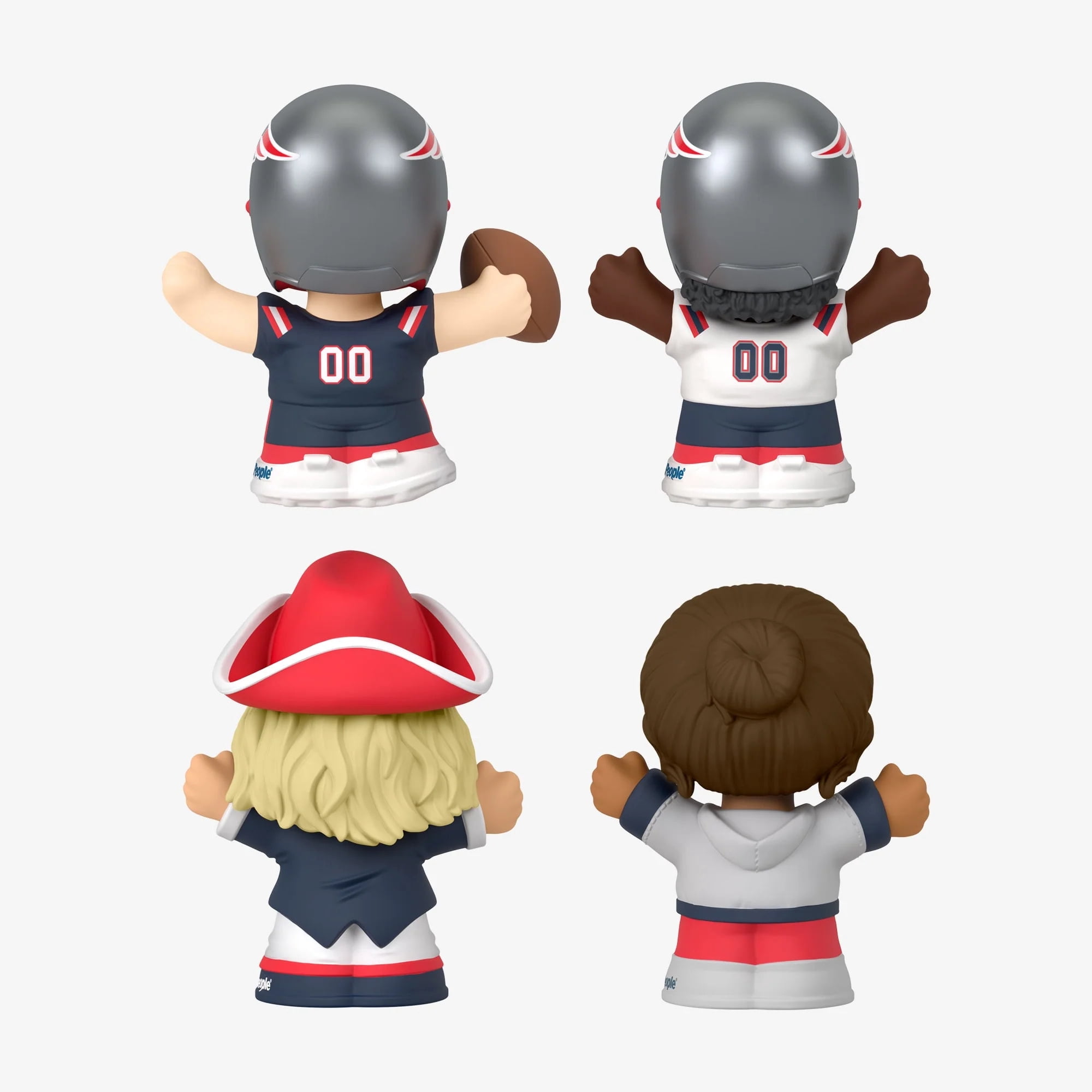 Fisher Price - Little People Collector: x NFL New England Patriots 4-Pack, Special Edition