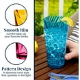 thumbnail image 4 of US Acrylic Optix Plastic Reusable Drinking Glasses (Set of 8)  Water Cups in Jewel Tone Colors | BPA-Free Tumblers, Made in USA | Top-Rack Dishwasher Safe, 4 of 8