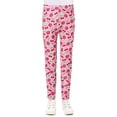 thumbnail image 2 of KYAIGUO Kids Toddler Girls Spring Prints Stretch Leggings Summer Floral Ankle Length Cotton Pants Comfy Casual Trousers for 3-10 Years Old, 2 of 11
