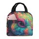 thumbnail image 1 of Disketp Colorful Patterned Rabbit for Insulated Lunch Bag for Women and Men, Perfect for Work, Hiking, Picnic, 1 of 8