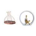thumbnail image 1 of Portacorchos de vino,Soporte de metal para corcho de vino,tapón de exhibición para vino,Estatua de niña,Estatuas de mujeres y niñas,figuritas decorativas elegantes,Escultura de arte, 1 of 8