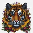 thumbnail image 3 of CafePress - Sunflower Tiger Baseball Jersey - Kids Cotton Baseball Jersey, 3/4 Sleeve Shirt, 3 of 4