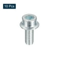 thumbnail image 3 of M6x14mm Flanged Socket Head Screws, 10 Pack 8.8 Grade Carbon Steel Flange Bolts, 3 of 5