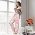thumbnail image 5 of Pajama Pants Women - Cartoon Cute Horse Flower Pink Soft Breathable Sleep & Lounge Pants for Women, Comfy Casual Pj Pants Bottoms with Pockets, 5 of 7