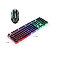 thumbnail image 3 of kkbbma under $5 Gaming Keyboard and Mouse, Keyboard and Mouse Combo, GTX300 Punk Mechanical Feel Keyboard Mouse, USB Wired Backlit Gaming Kit, 104 Key Suspension Keyboard, RGB Luminous E-sports Set, 3 of 7