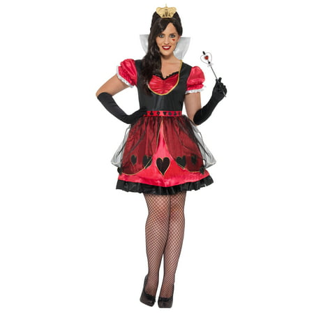 Plus Size Queen of Wonderland Costume