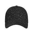 thumbnail image 2 of Daiia Black Glitter Baseball Cap Men Women Classic Adjustable For Running Workout And Outdoor Activitie All Season Dad Hat Gift, 2 of 9