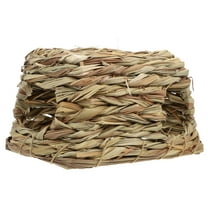 MLINS Hamster Straw Hideout Multifunctional Pet House for Decoration Breathable Comfortable Nest