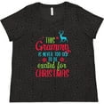 thumbnail image 3 of Inktastic Grammy is Never Too Old to Be Excited for Christmas Women's Plus Size T-Shirt, 3 of 5