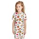 thumbnail image 5 of Balery Fast Food Conjunto de Pijama Infantil de Manga Corta con Estampado – Ropa de Dormir de Algodón Suave-Small, 5 of 5