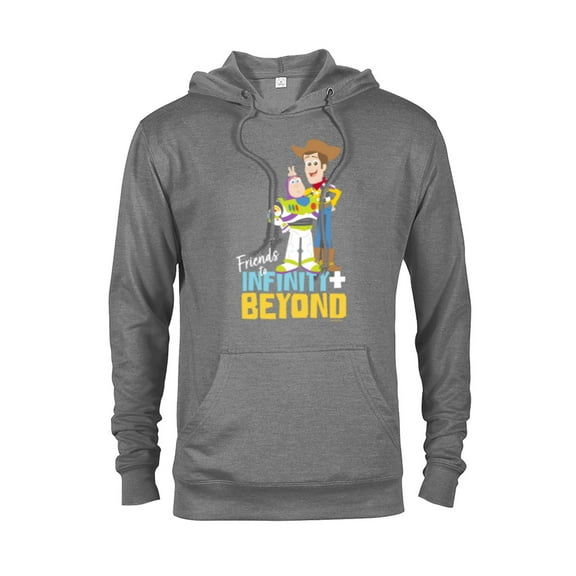 Disney and Pixar’s Toy Story Friends to Infinity and Beyond - Pullover Hoodie for Adults - Customized-Graphite Heather