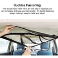 thumbnail image 6 of Double-Zipper Car Roof Mesh Bag - Triangle-Shaped Cargo Net for Vehicle Ceiling, Strong Load-Bearing Pocket, In-Car Storage Organizer, 6 of 7