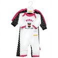 thumbnail image 2 of Hudson Baby Infant Girls Cotton Coveralls, Mommys Latte, 3-6 Months, 2 of 5