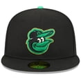 thumbnail image 2 of Men's New Era  Black Baltimore Orioles 2026 St. Patrick's Day 59FIFTY Fitted Hat, 2 of 5