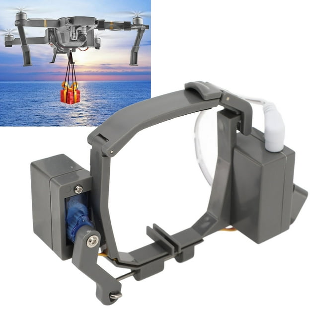 Dispositivo De Transporte De Entrega De Drones, Fácil Instalación De Lanzamiento Aéreo De Drones Con Carga USB Liviano Batería De 150 MAh Con Tren De Aterrizaje Para