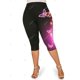 thumbnail image 4 of Leggings Talla Extra Recortados Mariposa Cintura Alta Rosegal Leggings de talla grande, 4 of 5