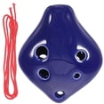 thumbnail image 1 of Small Ceramic Ocarina Beginner Ocarina Portable Ocarina Musical Instrument for Children, 1 of 3