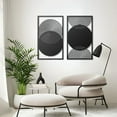 thumbnail image 3 of Abstract Mid Century Modern Metal Wall Art Set of 2, 3 of 9